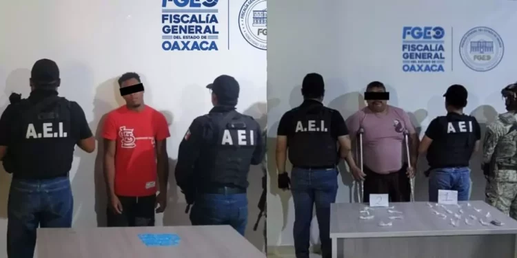 ¿Desarticulan red de narcomenudeo en el Istmo de Tehuantepec? Detienen a dos hombres y aseguran drogas