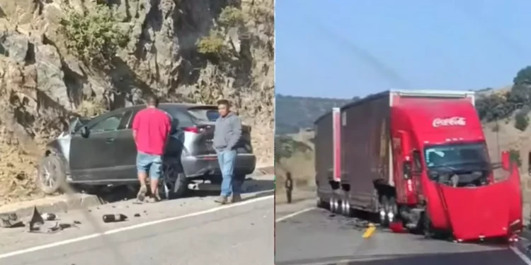 ¡Fatal choque en la autopista Oaxaca–Cuacnopalan!