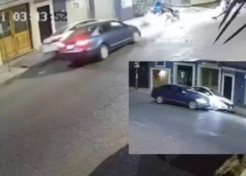 VIDEOS | Conductor ebrio choca frente al Hospital Civil y huye: grabaciones exhiben el riesgo en plena madrugada