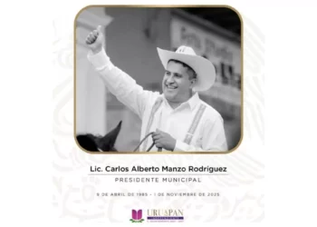 Uruapan despide a Carlos Manzo, alcalde asesinado durante el Festival de las Velas
