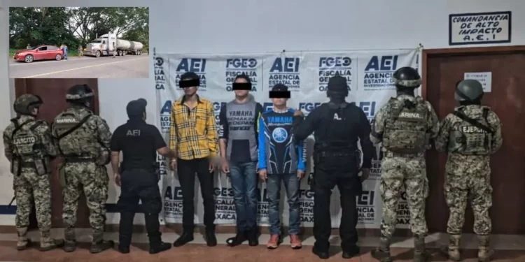 ¡Secuestro exprés en movimiento! Denuncia de un chofer provoca operativo relámpago y captura de tres sospechosos