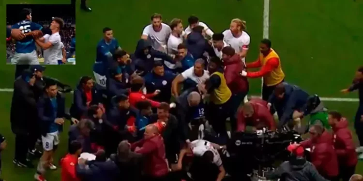Pelea entre EU y Paraguay opaca amistoso internacional: gresca, lesionados y final bochornoso en Subaru Park