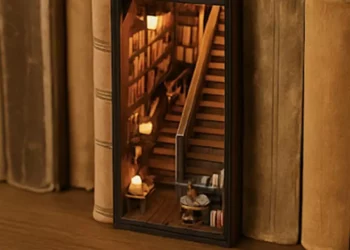 Book Nook: la nueva manualidad que convierte tu librero en un rincón mágico