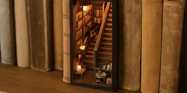 Book Nook: la nueva manualidad que convierte tu librero en un rincón mágico