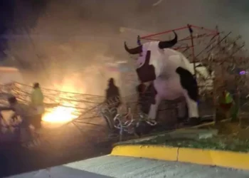 Señalaron que el castillo fue colocado sin cumplir con las medidas básicas de seguridad .