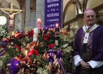 Foto: Adrián Gaytán // El arzobispo cuestionó a los feligreses ¿estamos en verdad preparados sinceramente para la Navidad?