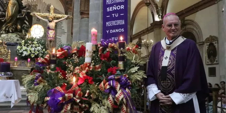 Foto: Adrián Gaytán // El arzobispo cuestionó a los feligreses ¿estamos en verdad preparados sinceramente para la Navidad?