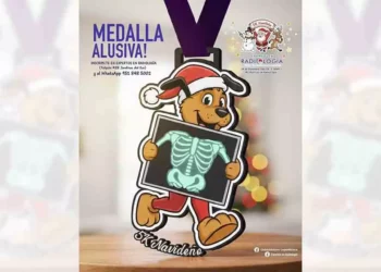 La medalla viene incluida dentro del kit deportivo.