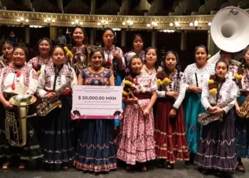 Fotos: Seculta // La banda obtuvo el primer lugar de este certamen que tuvo su fase final este domingo en el teatro Macedonio Alcalá.