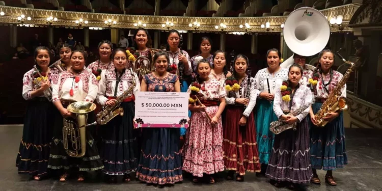 Fotos: Seculta // La banda obtuvo el primer lugar de este certamen que tuvo su fase final este domingo en el teatro Macedonio Alcalá.