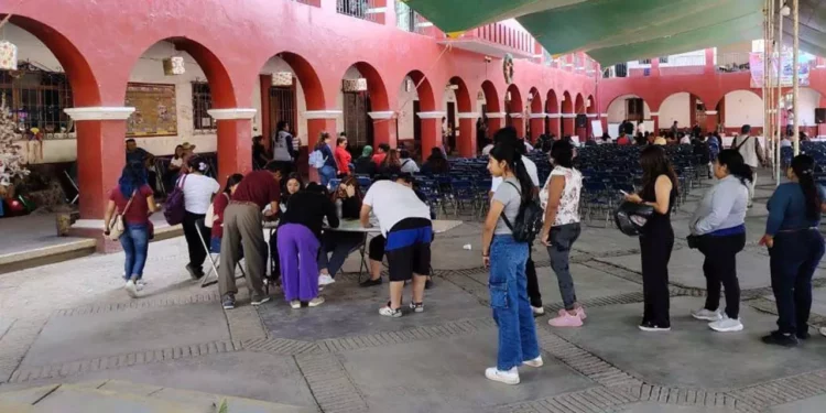 Foto: GPS Noticias // Transcurrió en paz la elección en Ánimas Trujano, luego de la violencia desatada hace algunas semanas.
