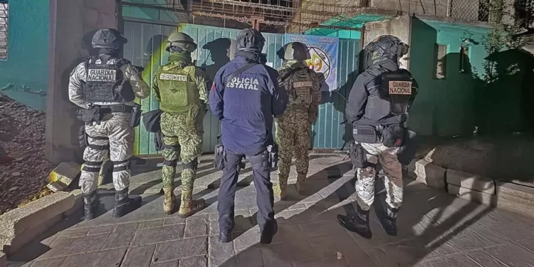Cateo en un anexo de rehabilitación en Nochixtlán dejó tres detenidos y evidencia de posibles delitos.
