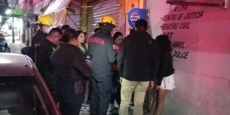 Atienden a lesionado en centro de Huajuapan.