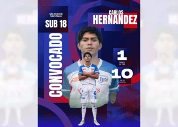 Carlos Alberto Hernández Rosales persigue su sueño de convertirse en una figura del balompié.
