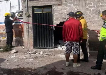 El accidente se suscitó en la calle Micaela Galindo.