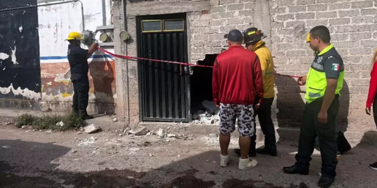 El accidente se suscitó en la calle Micaela Galindo.
