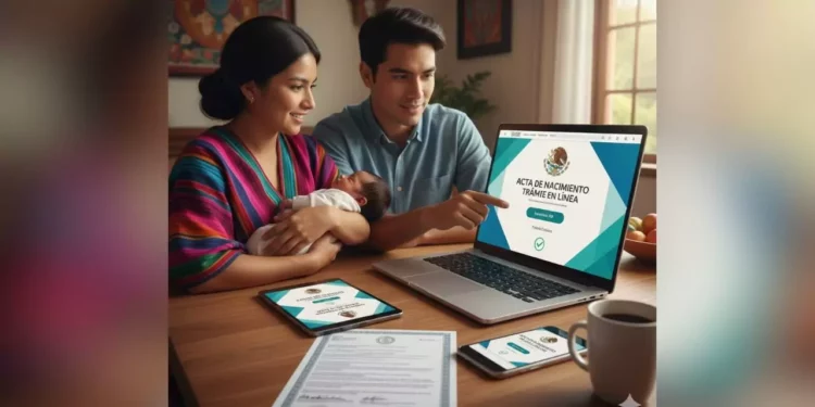 Nuevo filtro digital complica el trámite del acta de nacimiento en línea