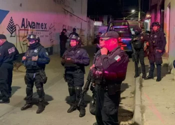 Agentes estatales y municipales resguardaron la Privada del Higo