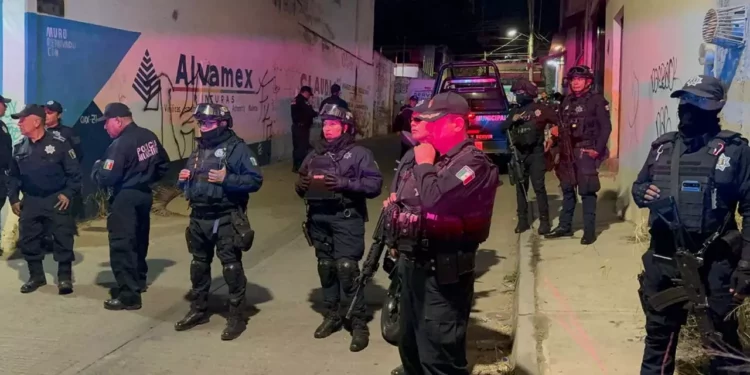 Agentes estatales y municipales resguardaron la Privada del Higo