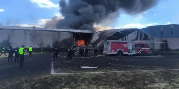 Tragedia aérea en Toluca: cae avioneta y deja al menos seis muertos