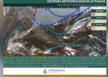 Frente frío 21 traerá lluvias, nieblas y fuertes vientos a Oaxaca