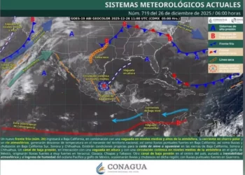 Persisten frío, lluvias y nubosidad en Oaxaca; autoridades alertan por posible impacto del frente frío 24