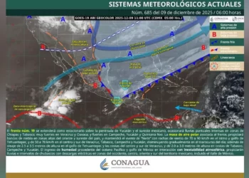 Frente frío 19 agudiza frío, lluvias y vientos en Oaxaca