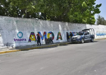 Foto: Adrián Gaytán // Calle Alianza, adjunta al Polideportivo Venustiano Carranza.