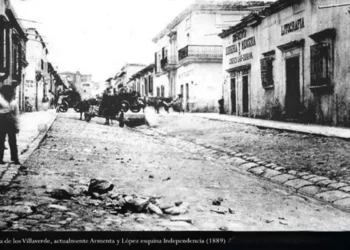 Casa de los Villaverde, actualmente Armenta y López esquina Independencia.