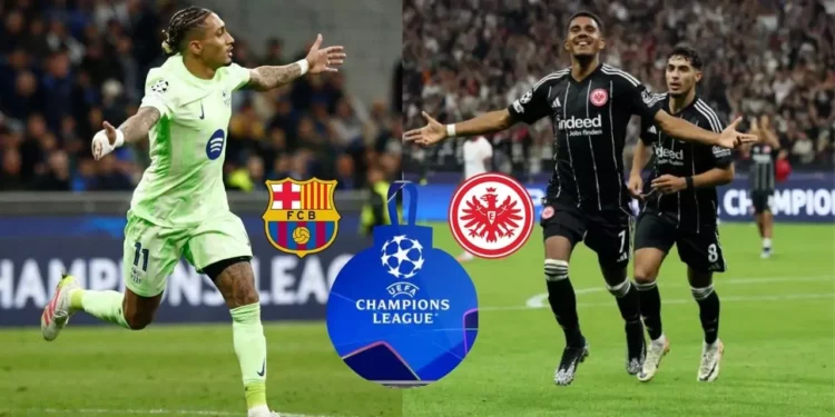 Barcelona vs Frankfurt HOY: horario, dónde ver en vivo el duelo de Champions League