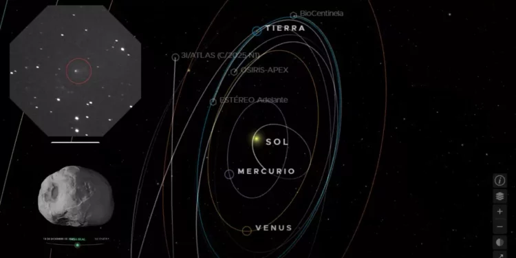 El cometa interestelar 3I/ATLAS pasó más cerca de la Tierra de lo previsto