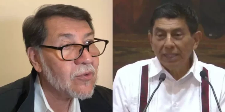 Choque en Morena: Jara descalifica a Noroña por acusaciones de prepotencia contra su secretario