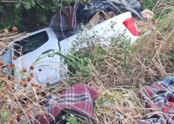 Accidente vial en la carretera transístmica