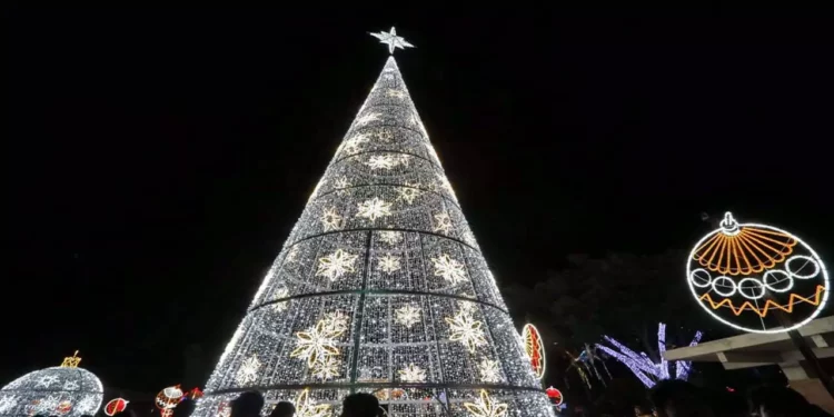 Foto: Adrián Gaytán // El Festival dio inicio con el encendido del árbol navideño el 30 de noviembre a las 18:00 horas.