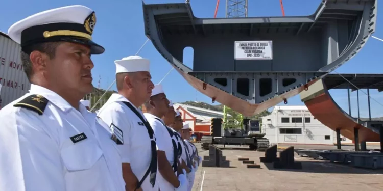 Esta embarcación es la primera de siete patrullas oceánicas de esta clase que se prevé construir.