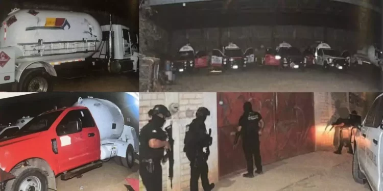 Cateo en Zaachila revela resguardo ilegal de gas LP