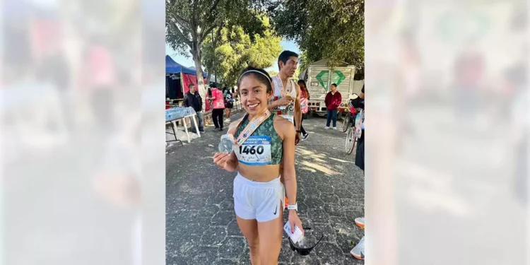 Mariel Salazar gana en la edición número 57 de la tradicional Carrera Guadalupana de Tehuacán, Puebla.
