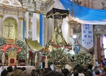 Foto: Adrián Gaytán // Majestuosa la Basílica Menor de la Soledad para celebrar a la patrona de los oaxaqueños.