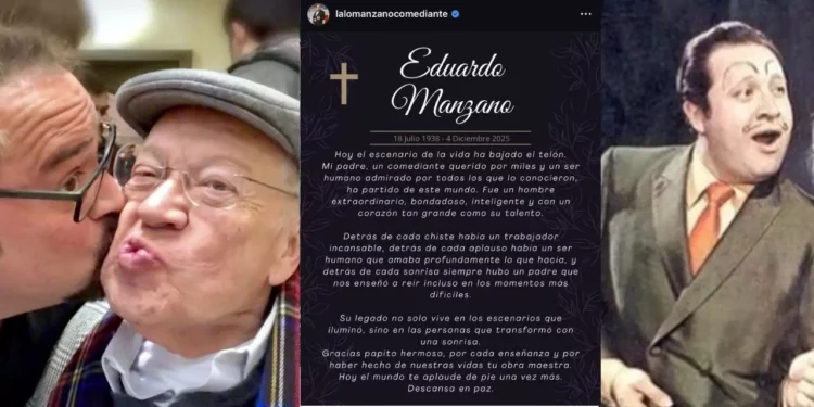 Muere Eduardo Manzano, leyenda de la comedia mexicana, a los 87 años
