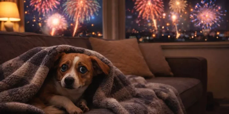 ¿Qué hacer para proteger a tu perro del miedo a los cohetes en fiestas navideñas?