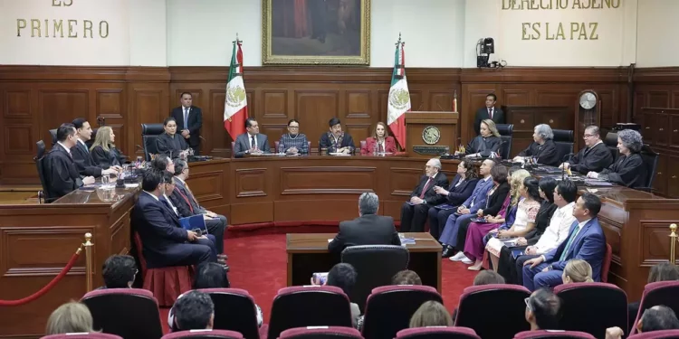Foto: SCJN // Sesión de la Suprema Corte de Justicia de la Nación.