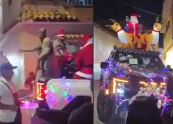 Cártel armado reparte dulces en la Sierra de Guerrero en plenas fiestas navideñas