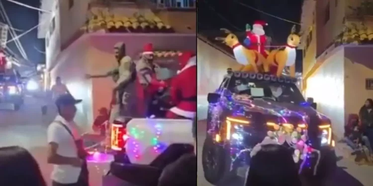 Cártel armado reparte dulces en la Sierra de Guerrero en plenas fiestas navideñas