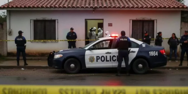Vivienda en Tres Cruces Ocotepec, Puebla, donde madre e hijo fueron encontrados sin vida.