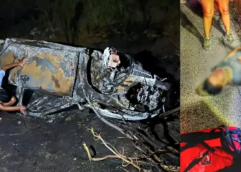 ¿Imprudencia o falta de seguridad vial? Joven sufre brutal volcadura en tramo La Ventosa–La Mata