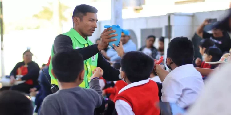 Xoxocotlán impulsa taller preventivo para proteger a la niñez de la pirotecnia