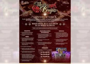 Xoxocotlán lanza convocatoria para la imagen oficial de la XLIX edición de los Martes de Brujas