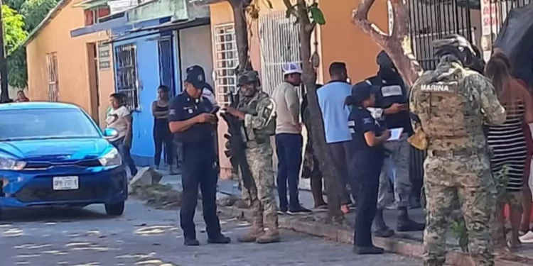 Balacera dentro de carnicería deja dos personas lesionadas en La Noria, Tehuantepec