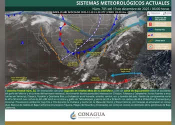 Frente frío 22 y vaguada polar mantienen ambiente frío en zonas montañosas de Oaxaca