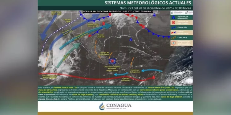 Prevén lluvias aisladas y descenso térmico en Oaxaca; autoridades alertan por cambios bruscos desde el lunes